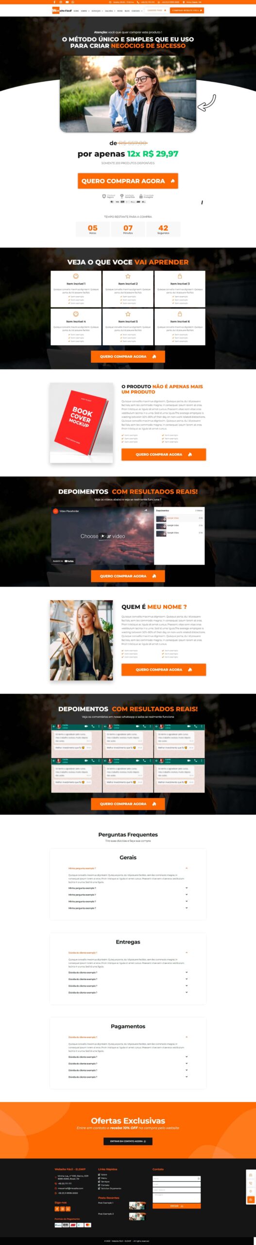 Landing Page 1 – Website Facil – ELSWP 1
